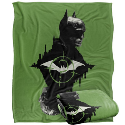 The Batman Riddler Blanket Multicoloured (One Size) from B&Q