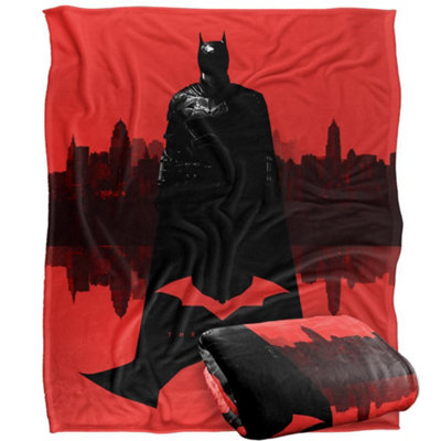 The Batman Cityscape Blanket Multicoloured (One Size) from B&Q