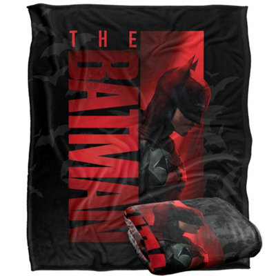 The Batman Character Art Blanket Multicoloured (One Size) from B&Q