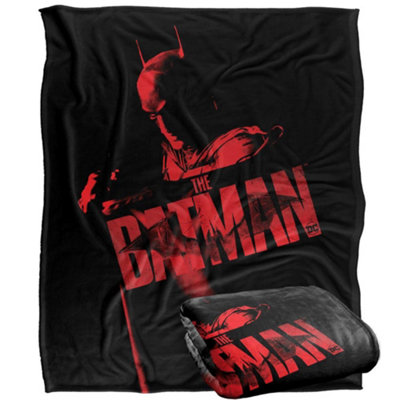 The Batman Contrast Blanket Multicoloured (One Size) from B&Q