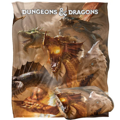 Dungeons & Dragons Tiamat Blanket White (One Size) from B&Q