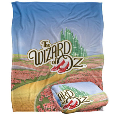  - The Wizard Of Oz Emerald City Logo Blanket Multicoloured (One Size)