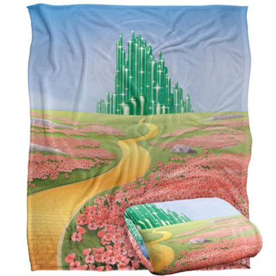  - The Wizard Of Oz Emerald City Scenic Blanket Multicoloured (One Size)