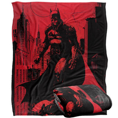 DC comics Batman Gargoyle Blanket Multicoloured (One Size) from B&Q