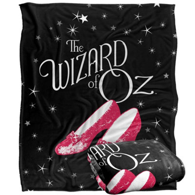 The Wizard Of Oz Ruby Slippers Blanket Multicoloured (One Size) from B&Q