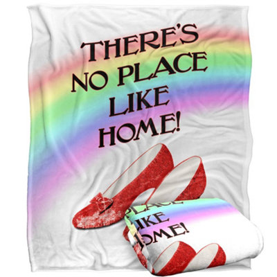 The Wizard Of Oz Theres No Place Like Home Rainbow Blanket Multicoloured (One Size) from B&Q