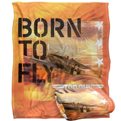 Top Gun: Maverick Born To Fly Blanket Multicoloured (One Size) from B&Q