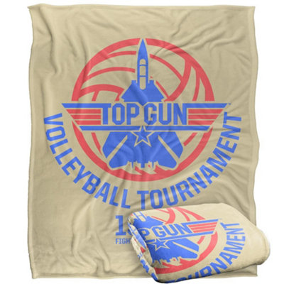 Top Gun Volleyball Tournament 1986 Blanket Multicoloured (One Size) from B&Q