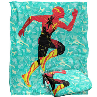 The Flash Silhouette Blanket Multicoloured (One Size) from B&Q