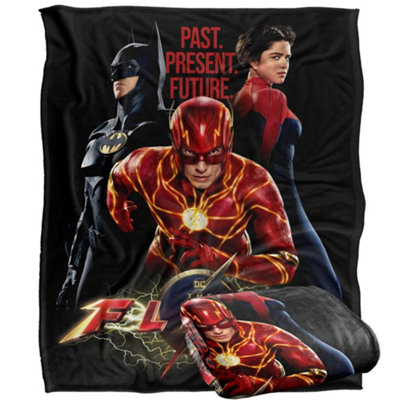 The Flash Movie Poster Blanket Multicoloured (One Size) from B&Q