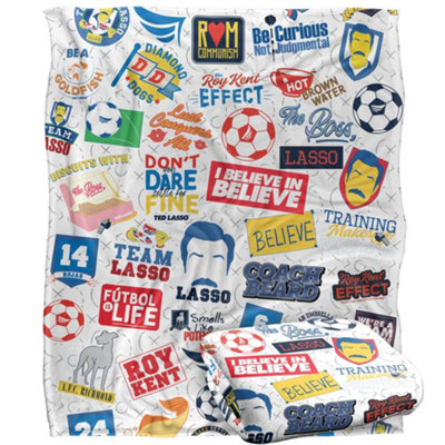 Ted Lo All-Over Print Blanket Multicoloured (One Size) from B&Q
