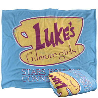Gilmore Girls Lukes Logo Blanket Multicoloured (One Size) from B&Q