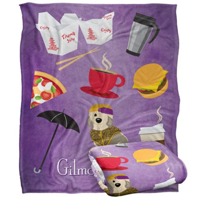 Gilmore Girls Icons Blanket Multicoloured (One Size) from B&Q