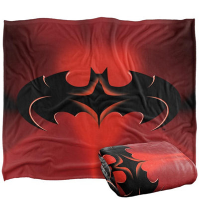 DC comics Batman Logo Nightwing Blanket Multicoloured (One Size) from B&Q