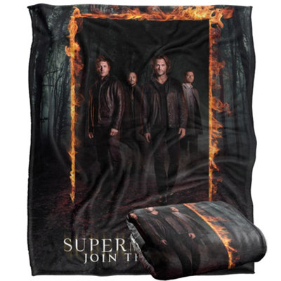 Supernatural Join The Hunt Blanket Multicoloured (One Size) from B&Q