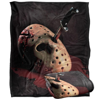 Friday The 13Th Movie Poster Blanket Multicoloured (One Size) from B&Q