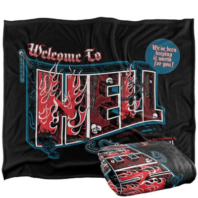 Supernatural Welcome To Hell Blanket Multicoloured (One Size) from B&Q