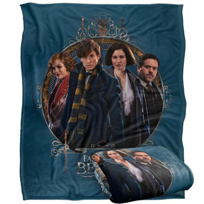  - Fantastic Beasts Group Shot Blanket Multicoloured (One Size)