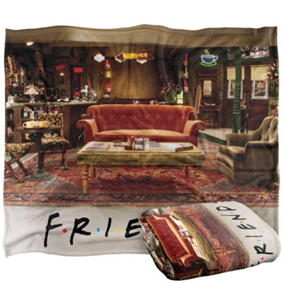 Friends Central Perk Photograph Blanket Multicoloured (One Size) from B&Q