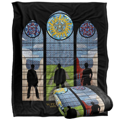 Supernatural Stained Gl Blanket Multicoloured (One Size) from B&Q