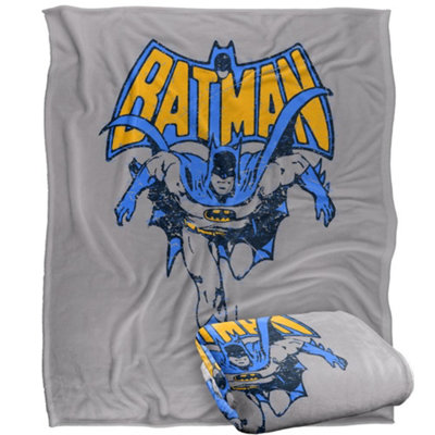 Dc Logo Batman Blanket Multicoloured (One Size) from B&Q