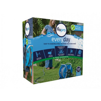 Flopro Everyday Hose Reel (Flat Pack) Multi Colour (One Size) from B&Q