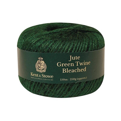 Kent & Stowe Jute Twine Bleached Green (150M (250G)3-Ply) from B&Q
