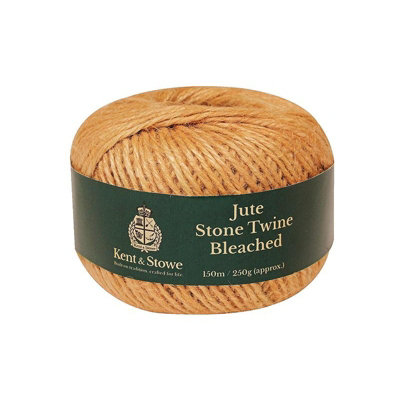 Kent & Stowe Jute Twine Bleached Stone (150M (250G), 3-Ply)