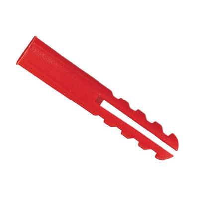 Rawlplug Plastic Fixing Plugs Multi Colour (Red 10 X 100 Screw Sizes 6-12) from B&Q