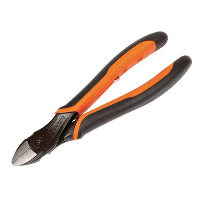 B&Q -  2101G Ergo Side Cut Pliers Spring In Handle Multi Colour (180mm)