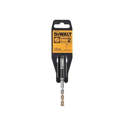  - Dewalt Power Tools Sds Plus Extreme 2 Drill Bit Multi Colour (7 X 110mm)