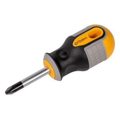Roughneck Stubby Screwdriver Pozidriv Tip Pz2 X 38mm Multi Colour (Pz2 X 38mm) from B&Q