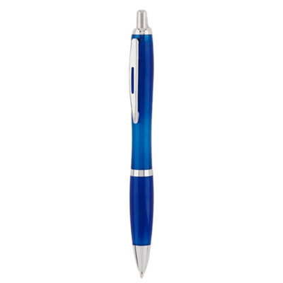 Midocean Rio Rpet Ballpoint Pen Transparent Blue (One Size) from B&Q