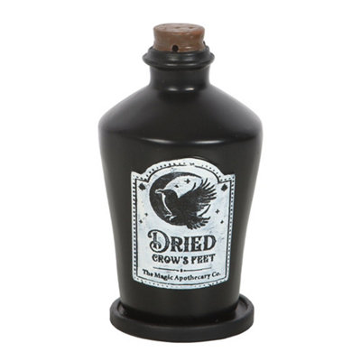 Something Different Dried Crows Feet Incense Cone Holder Black (One Size) from B&Q
