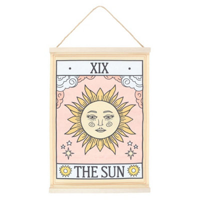 Something Different The Sun Vintage Tarot Wall Hanger Multicoloured (One Size) from B&Q