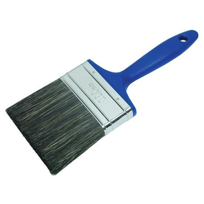 Faithfull Shed & Fence Brush 100mm (4In) Multi Colour (100 X 75 X 20 mm) from B&Q