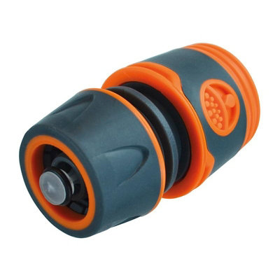 B&Q -  Plastic Water Stop Hose Connector Multi Colour (Single)