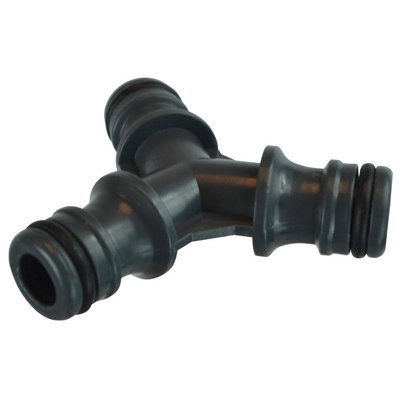 B&Q -  Plastic Y-Hose Connector Multi Colour (One Size)