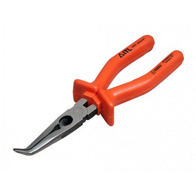 Itl Insulated Insulated Bent Nose Pliers 200mm (8In) Multi Colour (One Size) from B&Q