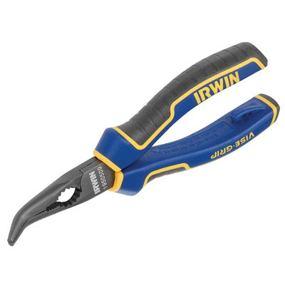 Irwin Vise-Grip Bent Nose Pliers 170mm (6.3/4In) Multi Colour (200mm) from B&Q