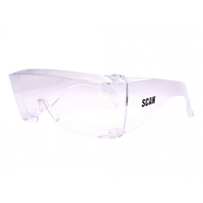 Scan Unisex Multicolor Visitor Safety Glasses - Clear - Image 4