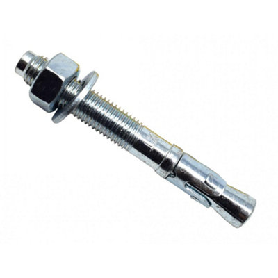 Masonmate Zinc Plated Through Bolt Zinc Plated (M16 X 125mm (20)) from B&Q