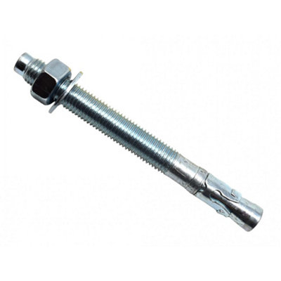 Masonmate Zinc Plated Through Bolt Zinc Plated (M20 X 200mm (10)) from B&Q