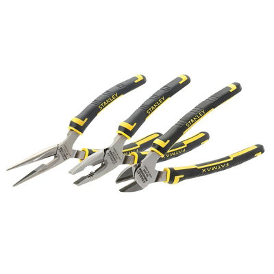 Stanley Hand Tools Fatmax Pliers Set3 Piece Multi Colour (One Size) from B&Q