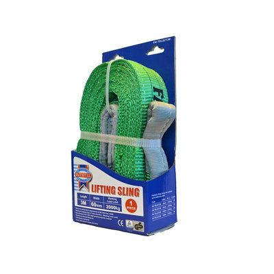 B&Q -  Lifting Sling Multi Colour (Green 2 Tonne 60mm X 3M)