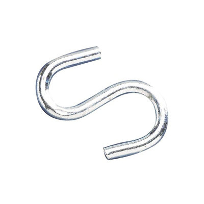 B&Q -  S-Hook Multi Colour (5mm Zinc Plated (Pack Of 10))