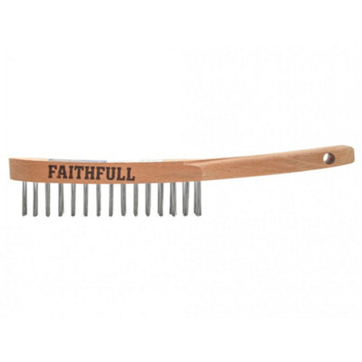 B&Q -  Lightweight Scratch Brush Multi Colour (Two Row)