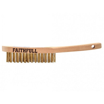 B&Q -  Br Scratch Brush Multi Colour (Three Row)