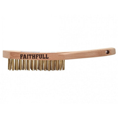 B&Q -  Br Scratch Brush Multi Colour (Four Row)