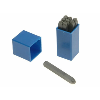 B&Q Priory Number Punches Multi Colour (5.0mm 3/16In)
